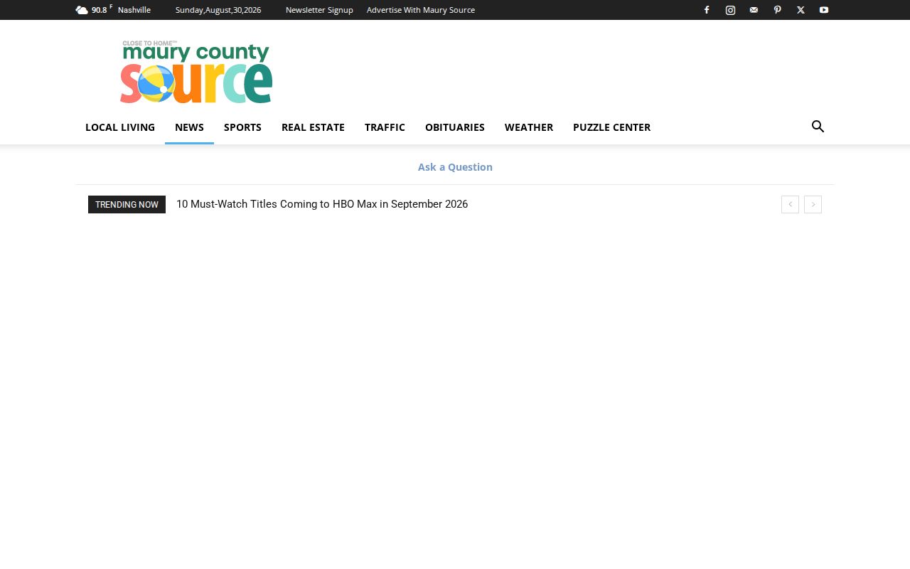 Maury County crime news record coverage at Maury County Source