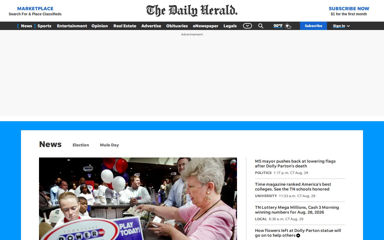 Maury County local crime-news record source at Columbia Daily Herald